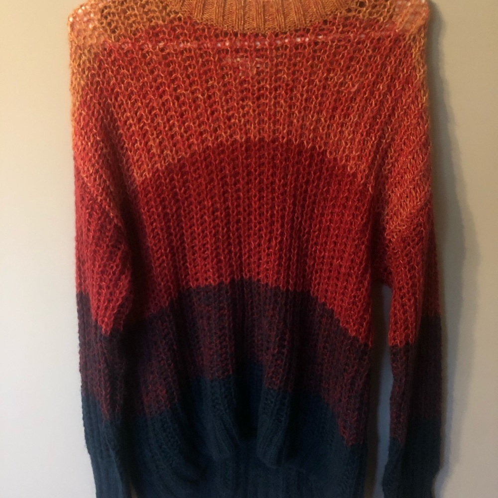 American eagle oversized striped sweater